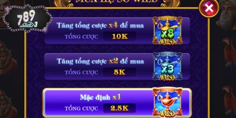Chi tiết cơ bản về trò Aladdin Slots