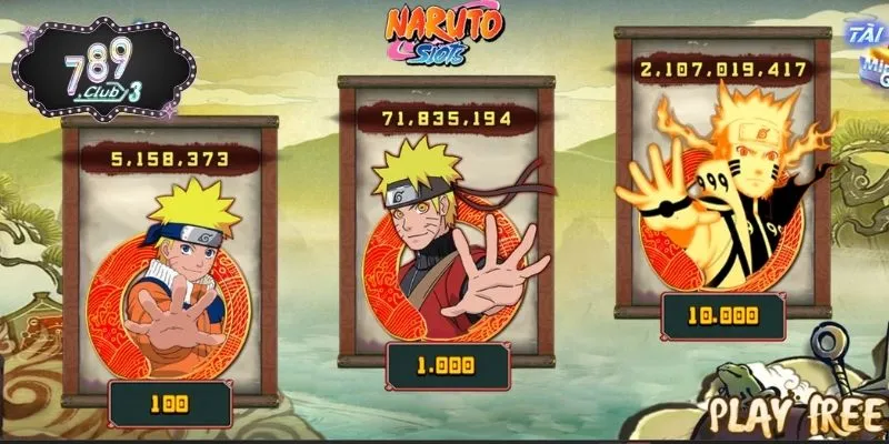 Khái quát thông tin cơ bản Naruto slots