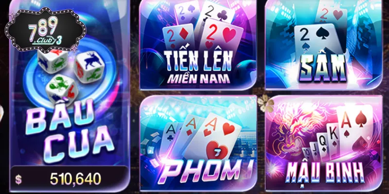 Khám phá sảnh game bài tại nhà cái 789CLUB