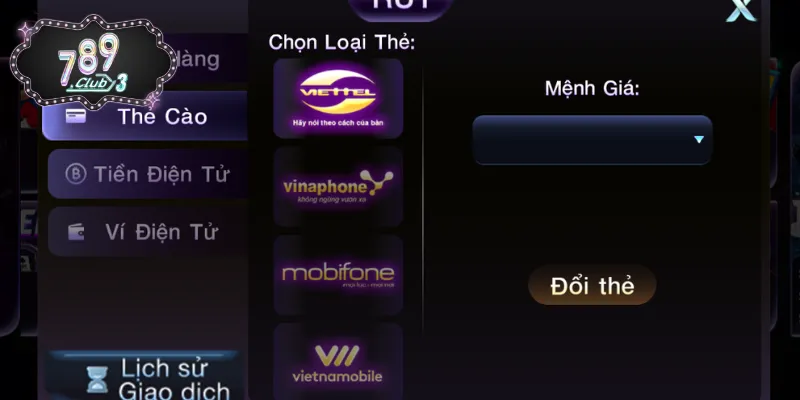 Thao tác nhận thưởng cực an toàn từ 789CLUB